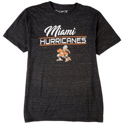 Miami Hurricanes Mens UM Promo Heathered T-Shirt by Victory