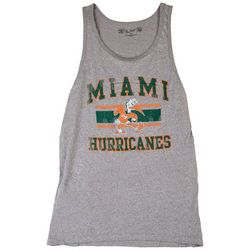 Miami Hurricanes Mens Heathered Tank Top by The Victory