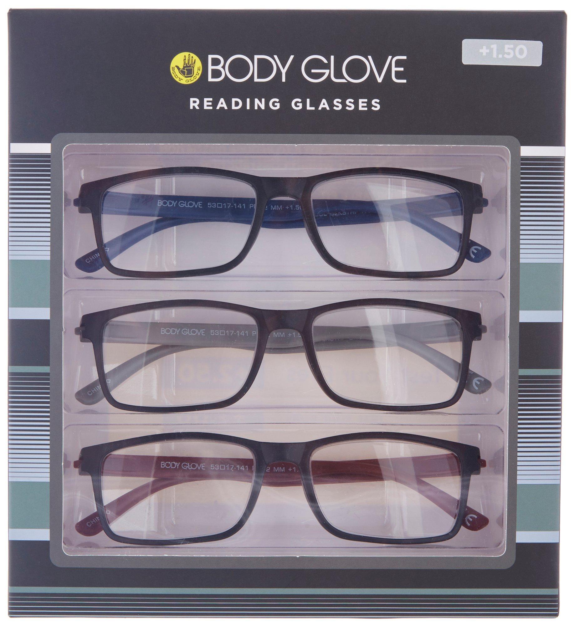 Body Glove 3-Pc. Dark Matte Rectangular Frame Readers