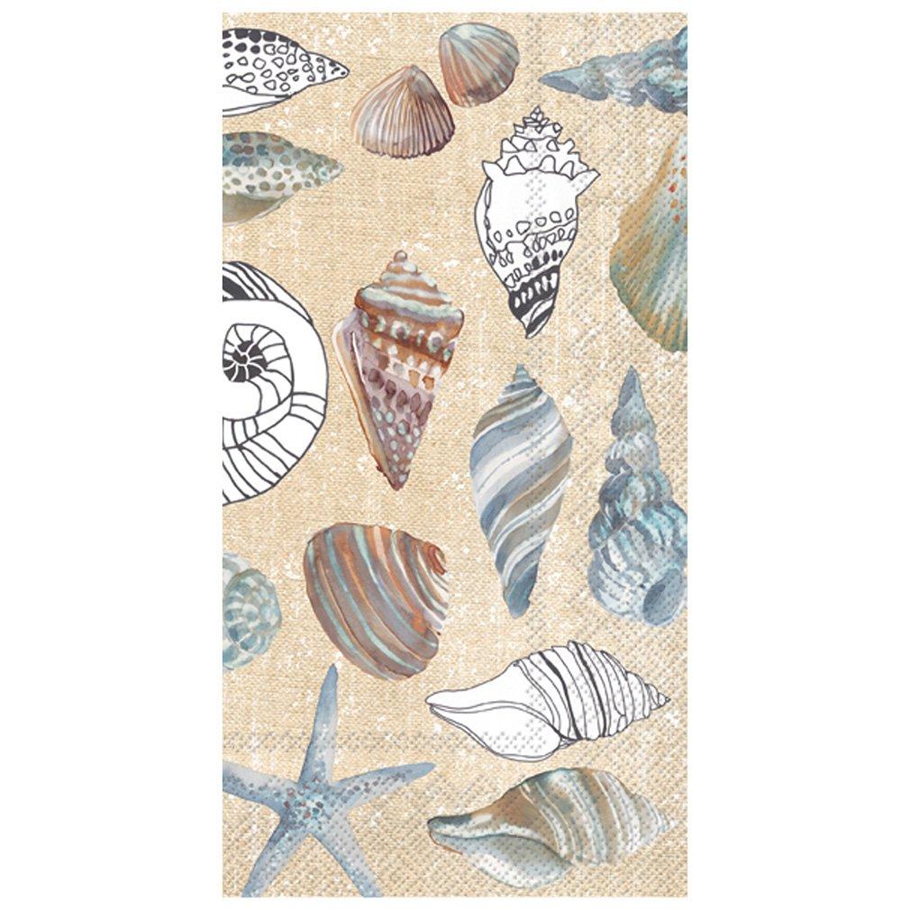 16-pk. Clams In The Sand Dinner Napkins