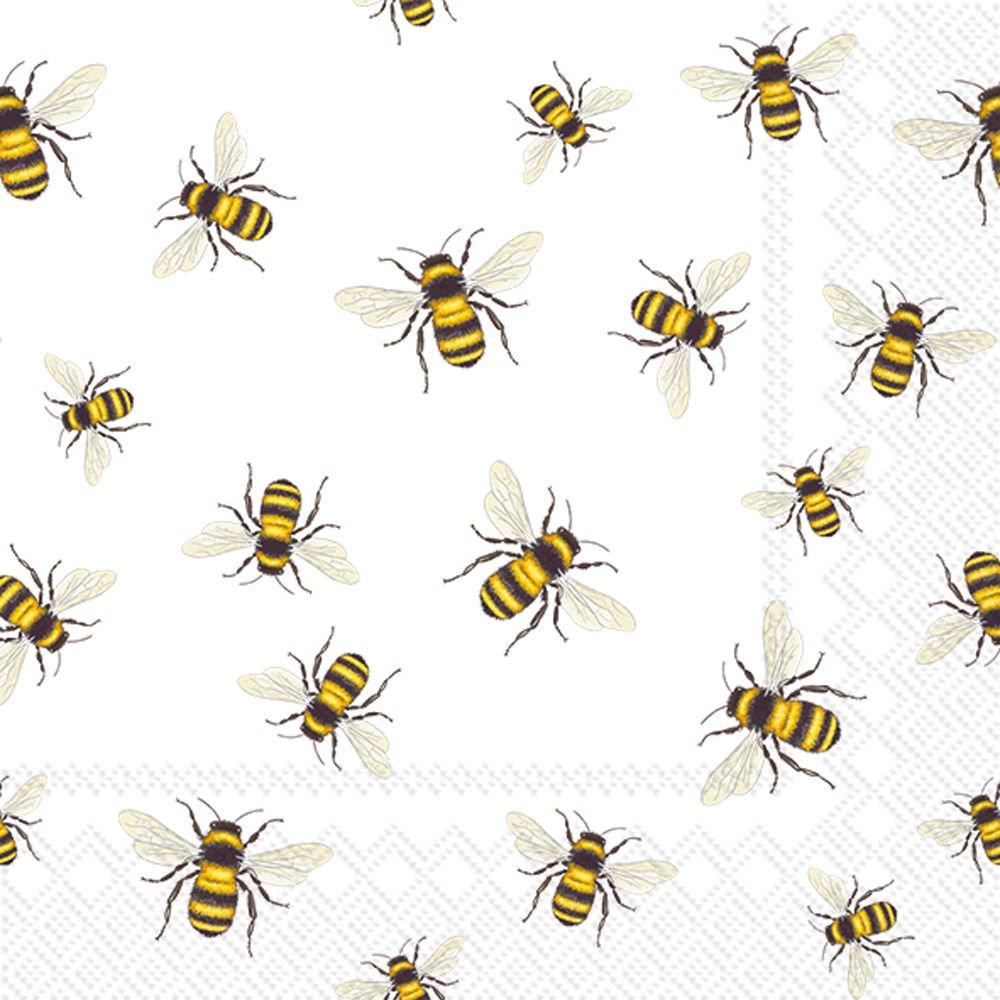 20-pk. Save The Bees Cocktail Napkins