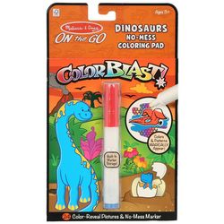 Color Blast Dinosaurs No-Mess Coloring Pad