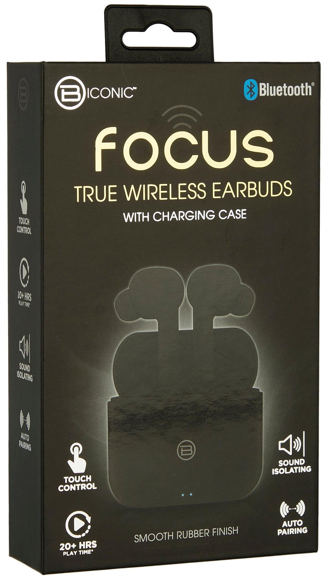 True wireless earbuds online touch control