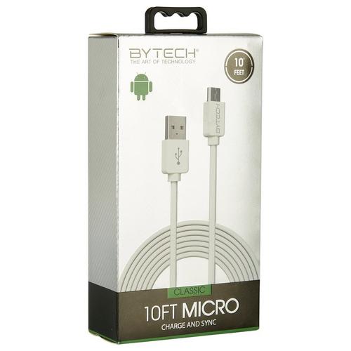 Bytech Classic 10ft Micro Cable