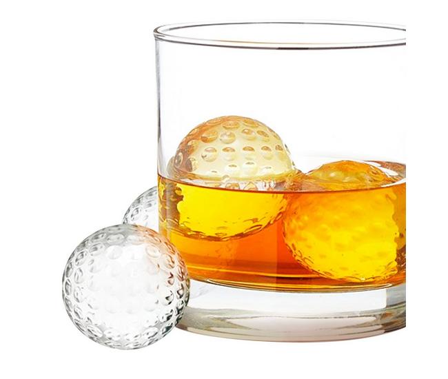 Golf Ball Ice Molds, Sphere Ice Mold for Golfers, Slow-Melting Ice