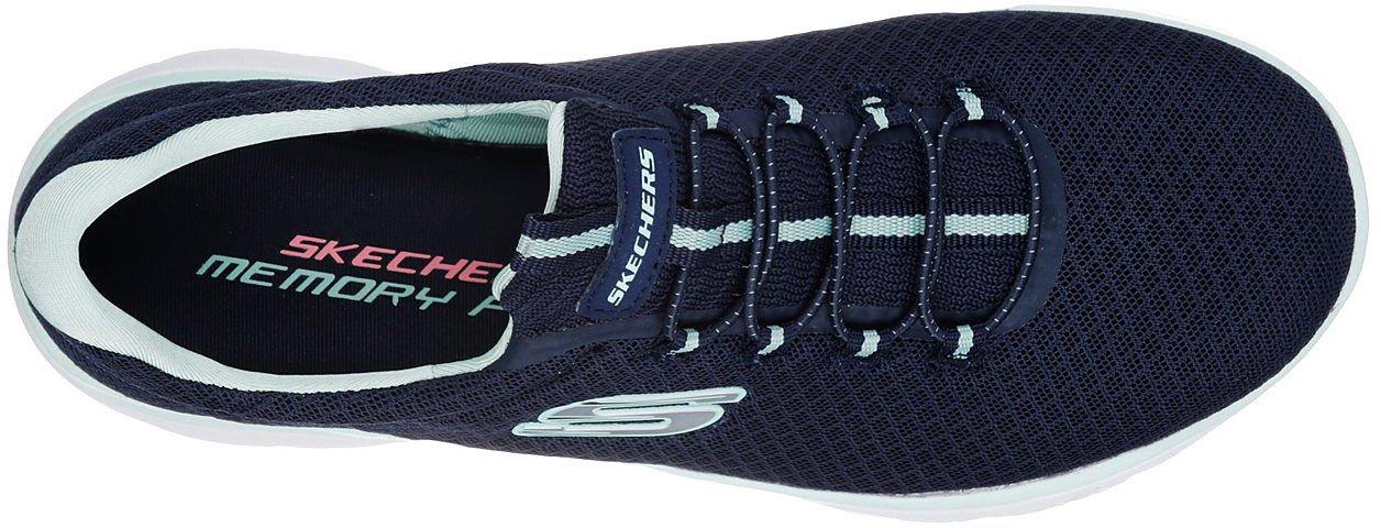 skechers womens blue shoes