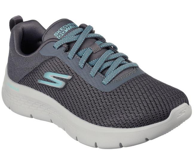 Skechers Go Flex Walk Womens Shoes (Grey)