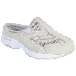 Easy Spirit Womens Traveltime Suede Athletic Mules
