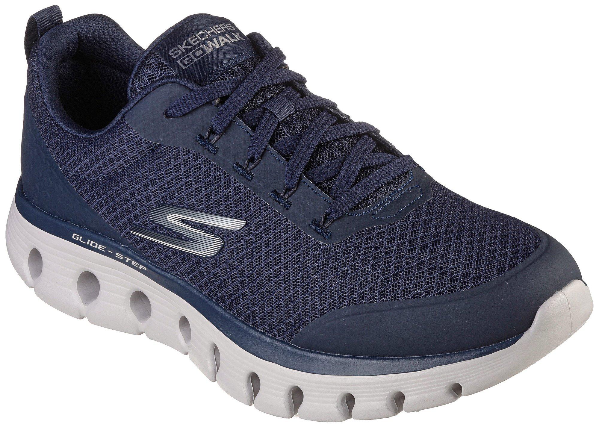 Mens GO Walk Glide Step Flex Ryder Athletic Shoes