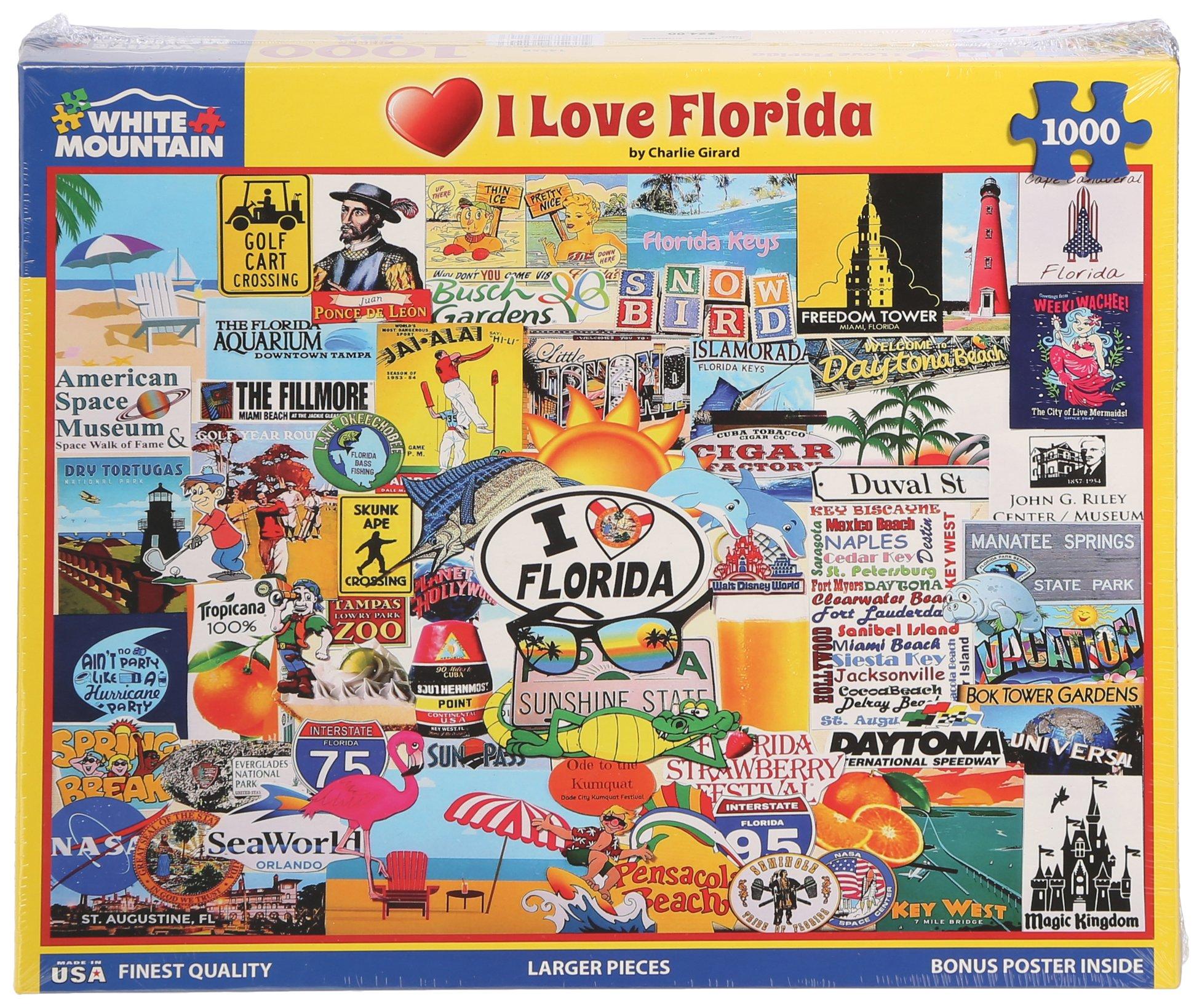 I Love Florida 1,000-Piece Puzzle