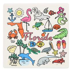 Ceramic Florida Coaster
