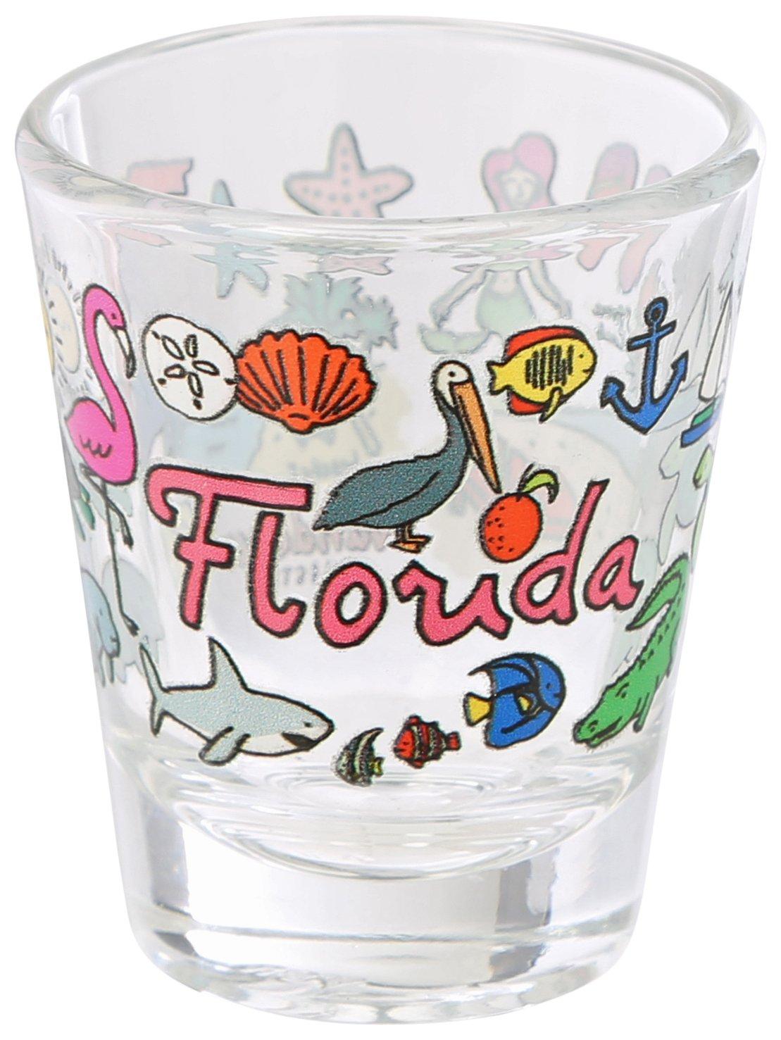 1 Brilliant Gift Florida Themed Shot Glass