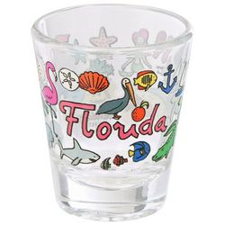 1 Brilliant Gift Florida Themed Shot Glass