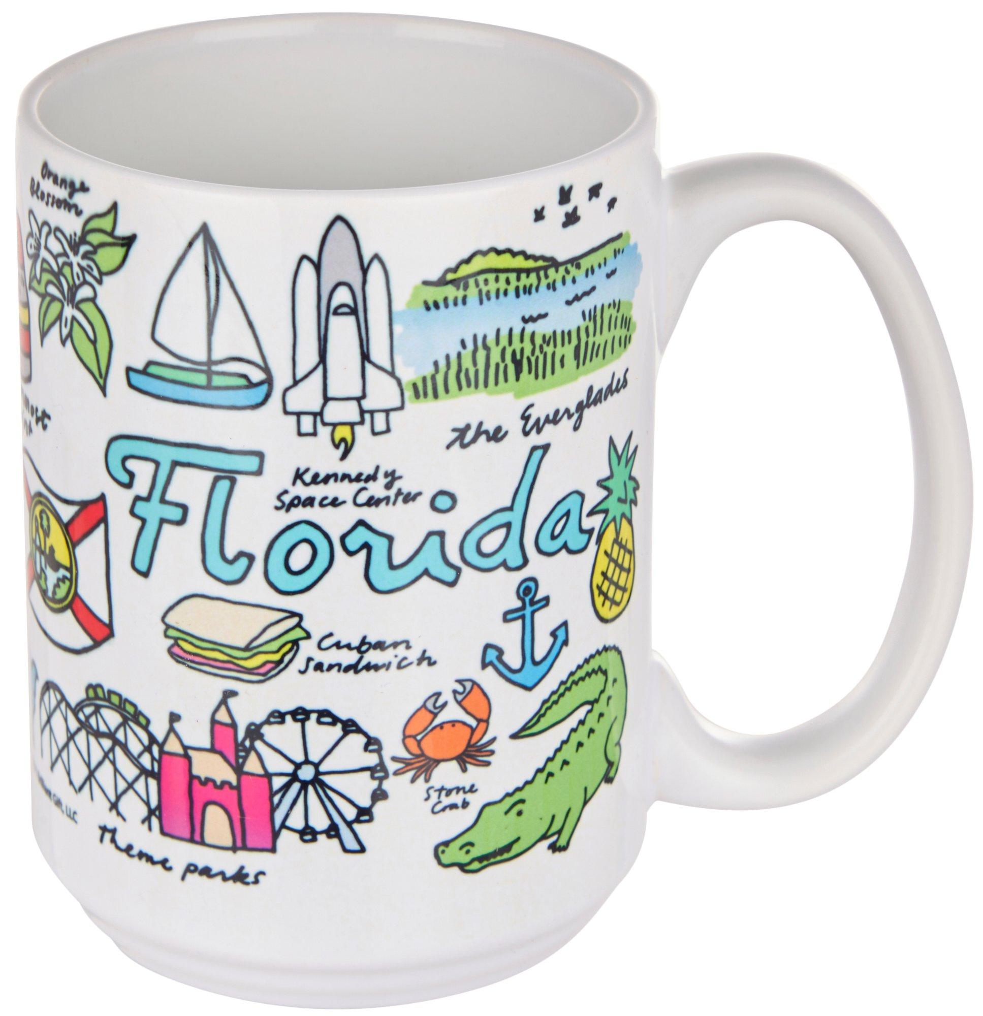 1 Brilliant Gift Ceramic Florida Themed Mug