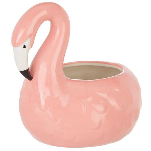 Streamline 7 In. Flamingo Ceramic Planter