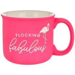 Flocking Fabulous Flamingo Ceramic Mug