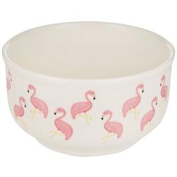Flamingo Pattern Vented Microwaveable Container