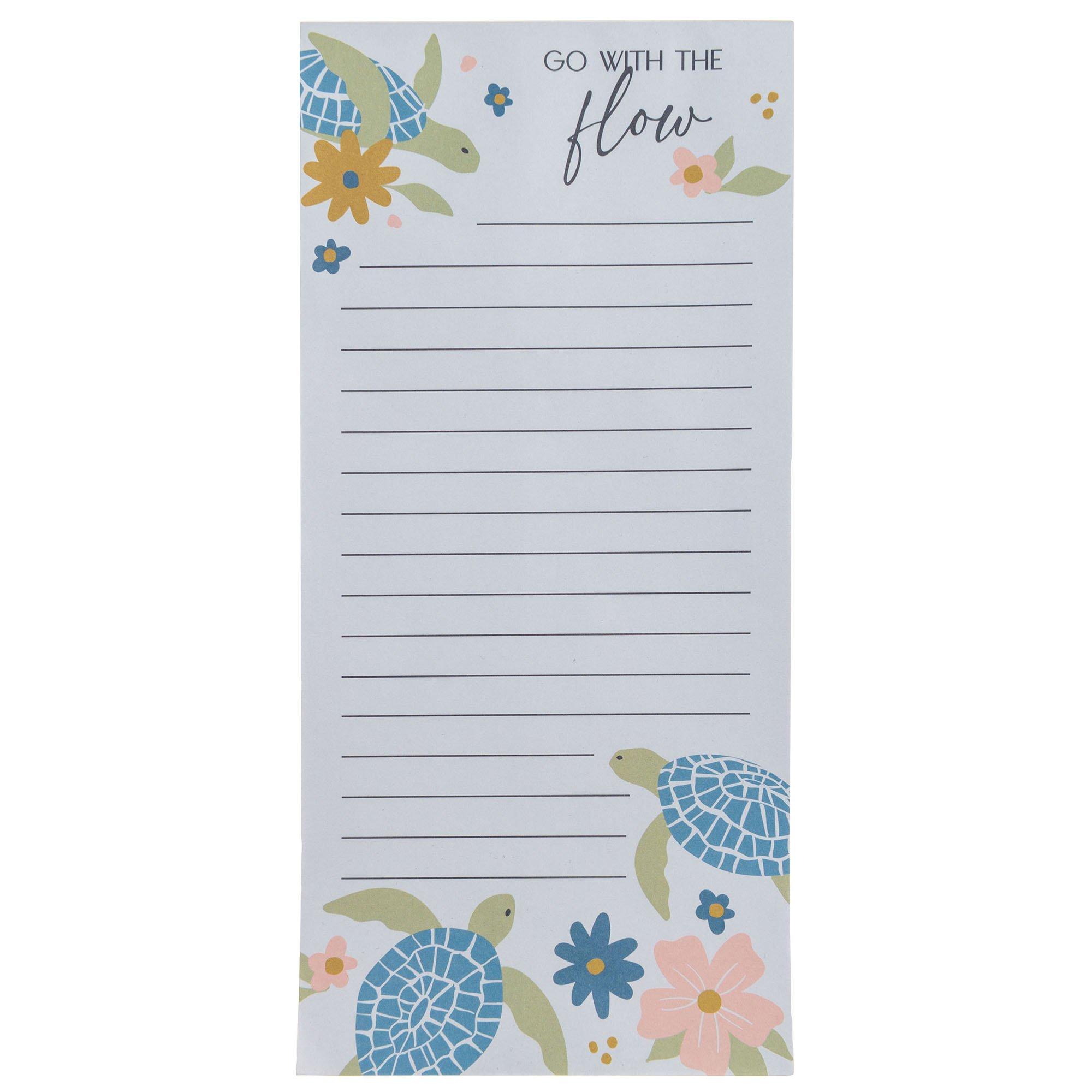 Sea Turtle Long Magnetic Lined Note Pad