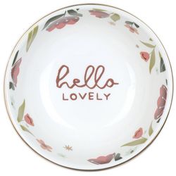 Karma Hello Lovely Floral Ceramic Trinket Bowl