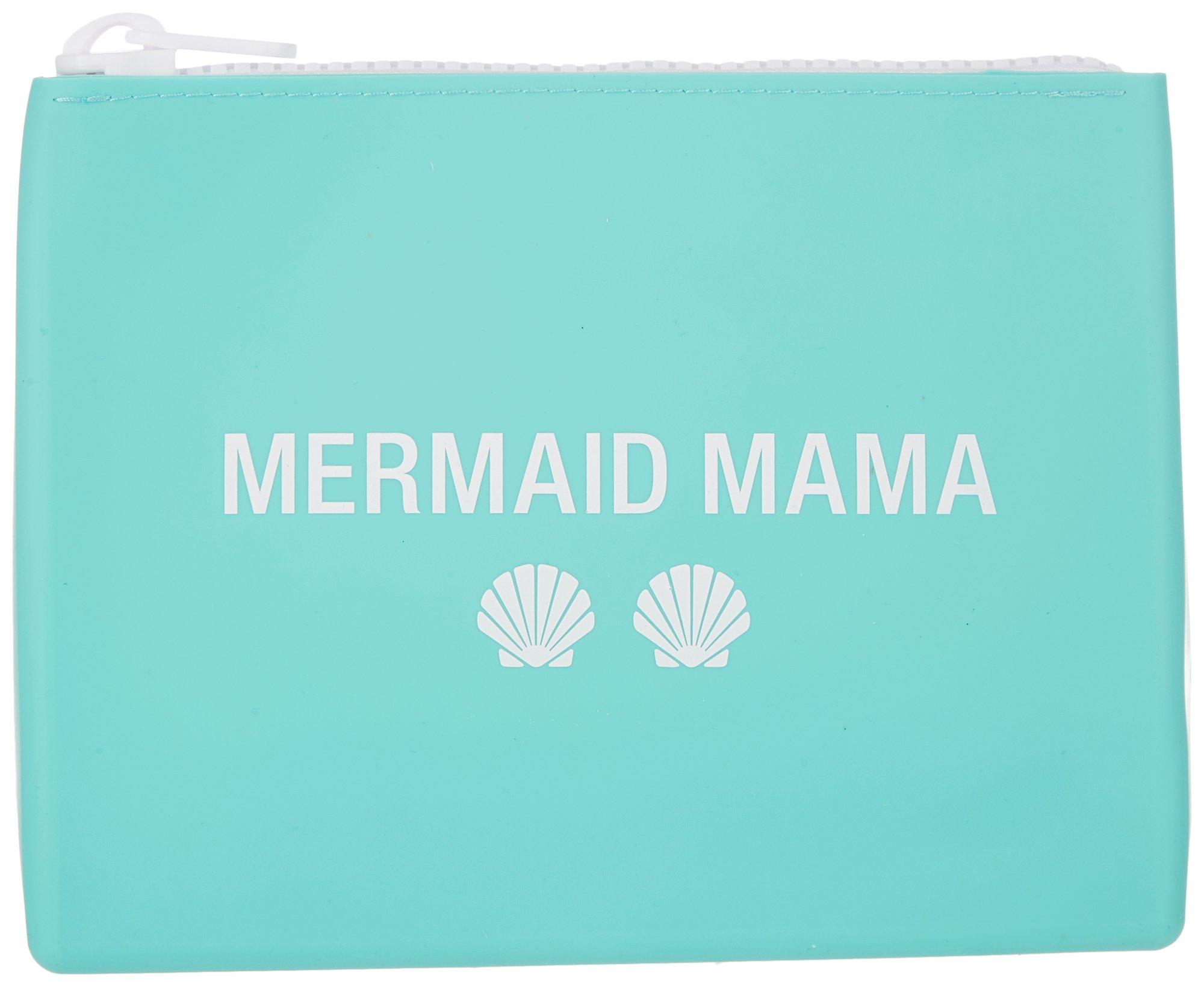 Mermaid Mama Silicone Cosmetic Bag
