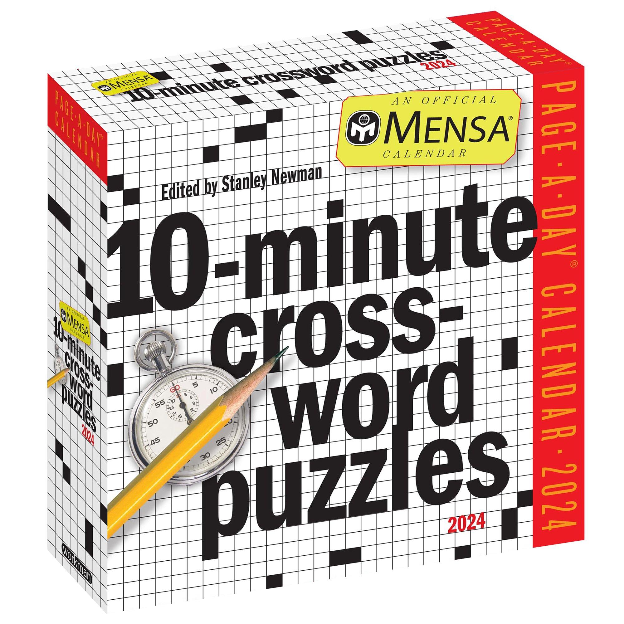 10-Minute Crossword Puzzles Calender