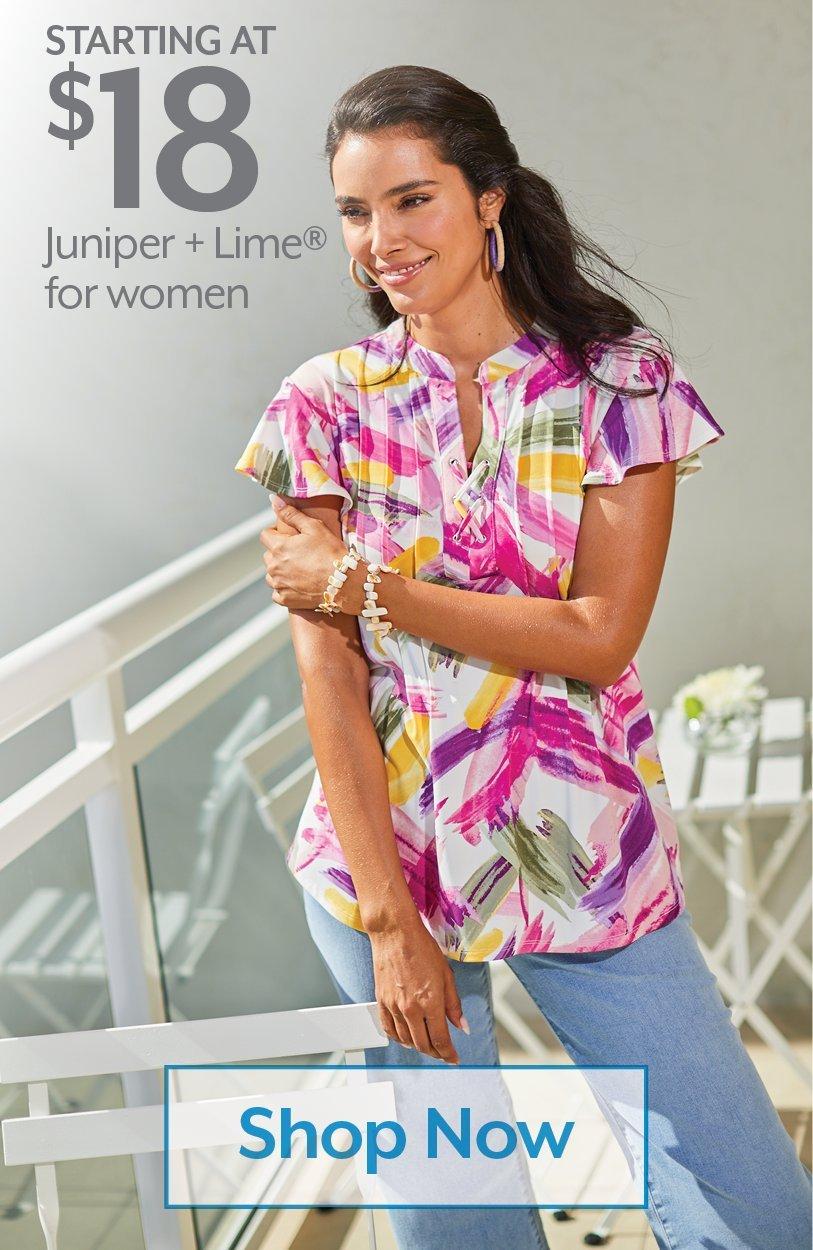 Starting at $18 Juniper + Lime®️ for women