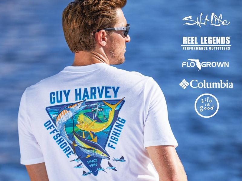 Shop Salt Life, Reel Legends, Flo Grown, Columbia, Life is Good for Men