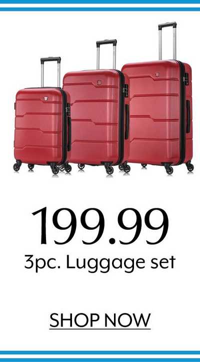 $199.99 3pc. Luggage set