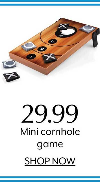 $29.99 Mini Cornhole Game