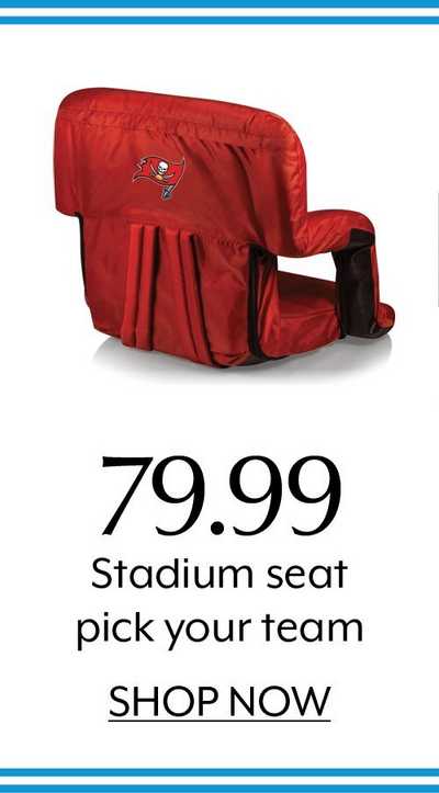 $79.99 Stadium Seat, pick your team