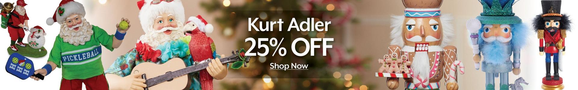 Kurt Adler Banner 25% Off