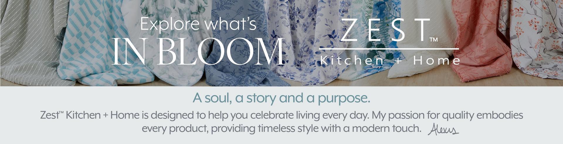 Explore what's in bloom, ZEST Kitchen + Home