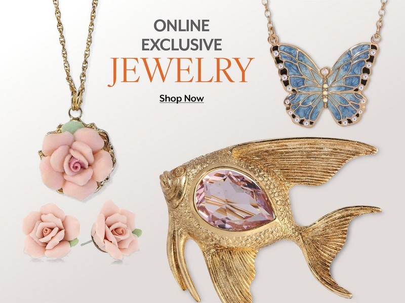 Online Exclusive Jewelry Banner