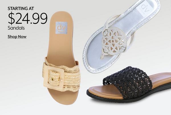 STARTING AT $24.99 Fashion sandals