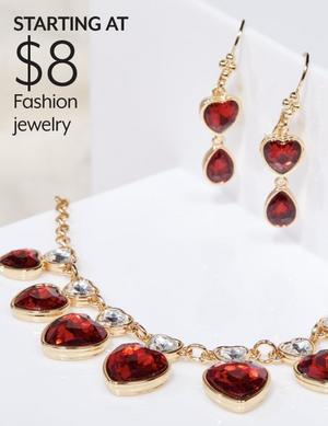 STARTING AT $8 Fashion jewelry