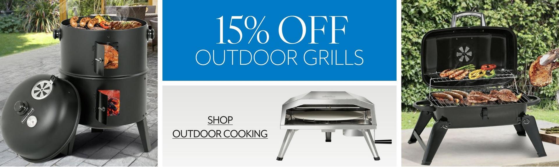 Outdoor Grills 15% off