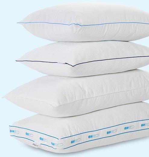 Feather Jumbo Size Bed Pillow Set