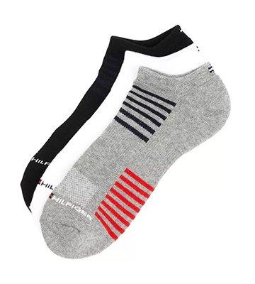 Mens 3-pk. Colorblock Stripe Sport Low Cut Socks