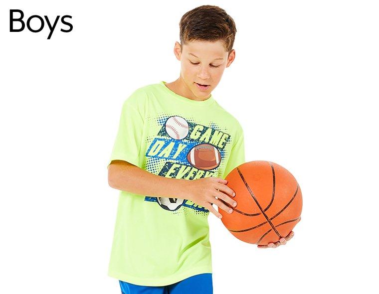 Little Boys Game Day Every Day Green T-Shirt