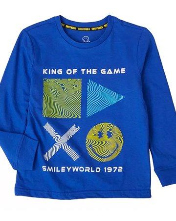 Little Boys King Of The Game Long Sleeve T-Shirt
