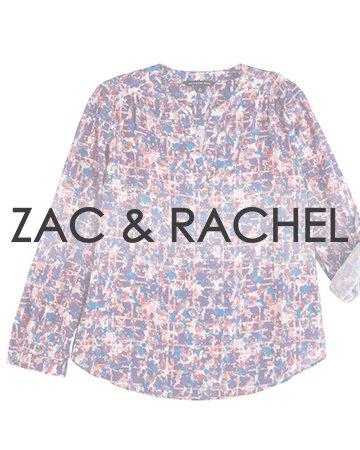Zac & Rachel Petite Fall Floral Long Sleeve Top