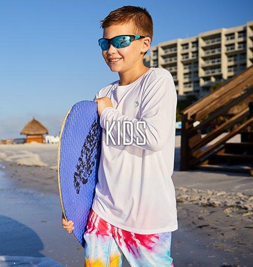 Big Boys Keep It Cool Long Sleeve White T-Shirt