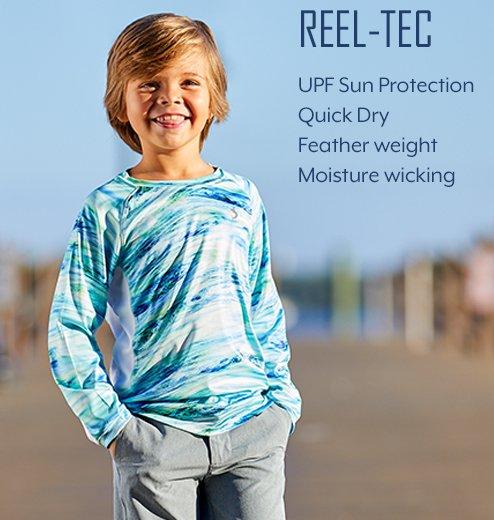 Reel Legends, Performance Fishing Shirts - Men, Women, Kids