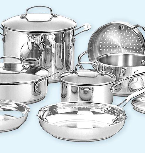 11-pc. Chef's Classic Cookware Set