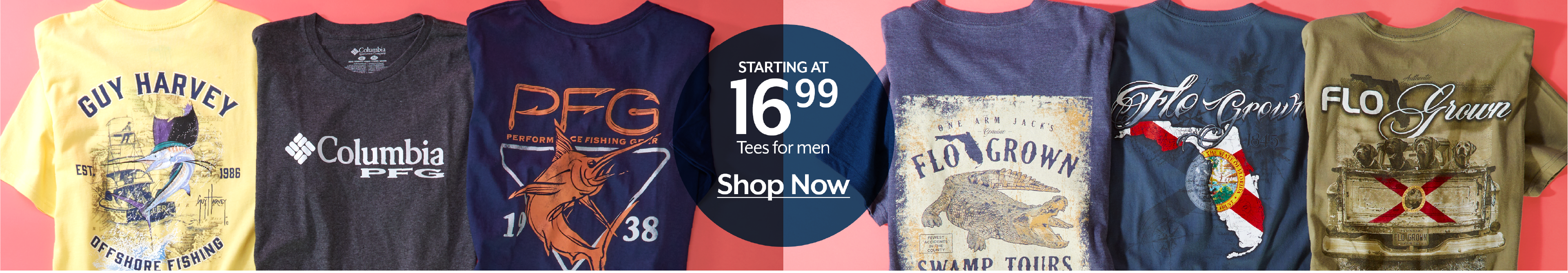 STARTING AT $16.99 Tees for men. Shop now!