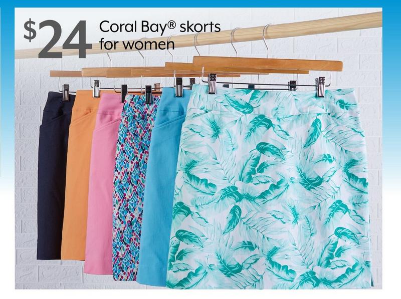 $24 Coral Bay Skorts
