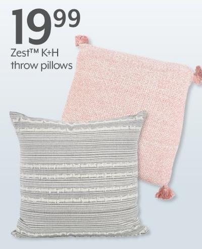19.99 Zest Throw Pillows