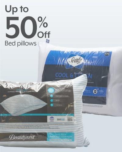 Up to 50% Off bed pillows