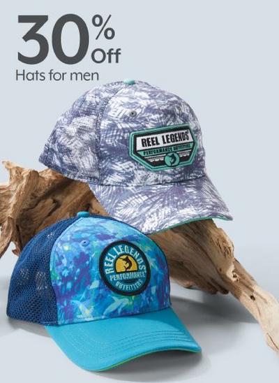 30% Off Hats for men