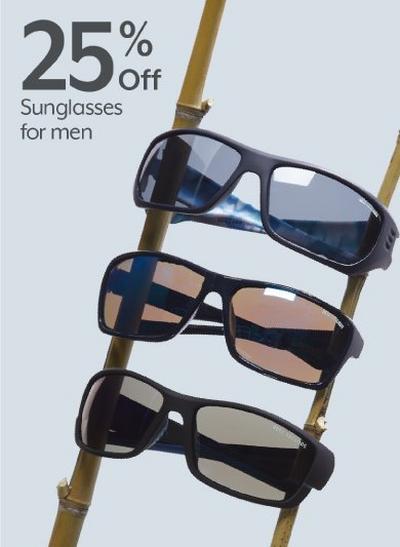 25% Off Sunglasses for men